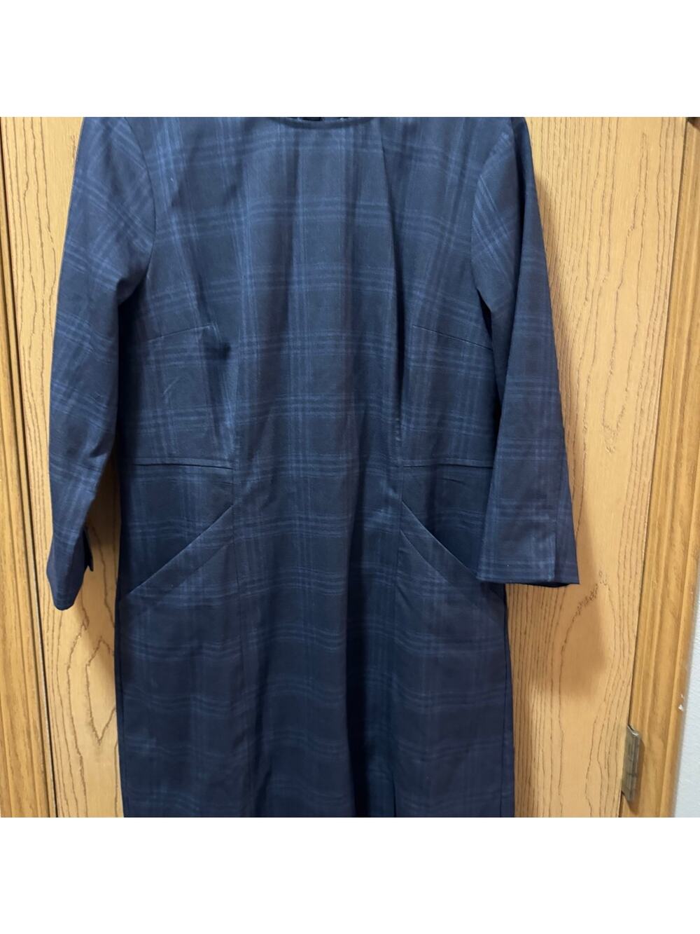 Lands end classic plaid dress size 8P